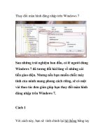 Thay đổi màn hình đăng nhập trên Windows 7 ppsx