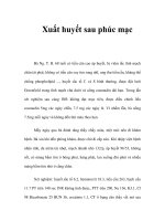 Xuất huyết sau phúc mạc docx