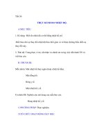 Giáo án vật lý lớp 6 - Tiết 26 doc