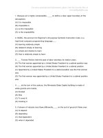 Bài tập luyện thi Toefl (23) docx