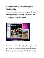 5 phần mềm biên tập ảnh ảnh miễn phí cho MacBook, iMac pps