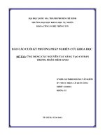 đề tài ứng dụng các nguyên tắc sáng tạo cơ bản trong phần mềm gns3