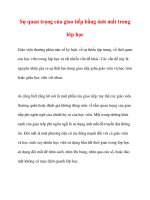 Sự quan trọng của giao tiếp bằng ánh mắt trong lớp học pot