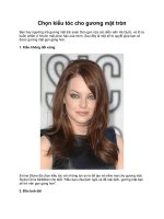 Chọn kiểu tóc cho gương mặt tròn pps