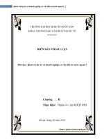 Quản trị dự án và doanh nghiệp có vốn đầu tư nước ngoài - chương 2 pps