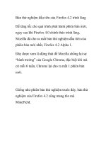 Bản thử nghiệm đầu tiên của Firefox 4.2 trình làng pps