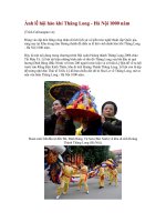 Lễ hội hào khí  1000 năm Thăng Long (ảnh)