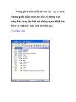 Những phần mềm miễn phí cho các “vọc sĩ” máy potx