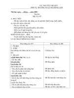 GIÁO ÁN TẬP ĐỌC LỚP 1