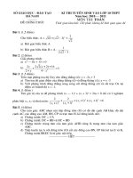 Đề thi vào 10 Hà Nam (10-11)