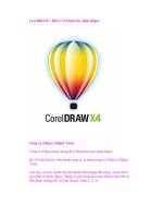 CorelDRAW - Bài 5: Vẽ hình tròn, hình ellipse docx