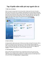 Top 10 phần mềm miễn phí mọi người cần có ppt