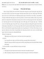 Bài 29: Tiết kiệm nước