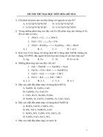 ĐỀ THI THỬ ĐẠI HỌC MÔN HÓA-ĐỀ SỐ 8 pot