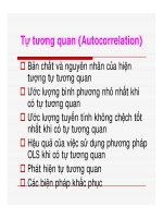 Kinh tế lượng - Tự tương quan part 1 ppsx