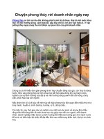 Chuyện phong thủy với doanh nhân ngày nay ppsx