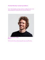 Thủ thuật Photoshop: Tạo hiệu ứng ảnh điện tử pdf