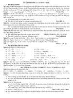 bài tập chương 3 lớp 11