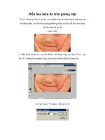 Điều hòa màu da trên gương mặt ppsx