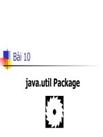 Bài giảng java.util package pot