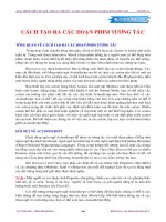 Cách tạo các đoạn interractive movies part1 pot