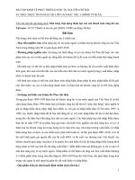 Bài tập kinh tế phát triển: Khả năng chịu đựng thâm hụt cán cân thanh toán vãng lai của Việt nam pps