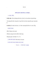 Giáo án vật lý lớp 6 - Tiết 20 docx