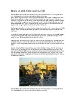 Rome và hành trình xuyên La Mã pot