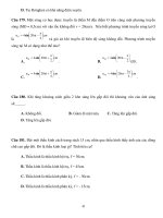 533 câu trắc nghiệm vật lý part 4 doc