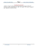 Code đồng hồ quả lắc Flash