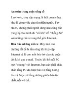 An toàn trong cuộc sống số potx