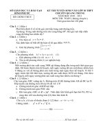 đề toán chuyên chung Quang Trung 2010