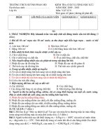 THI HK2 VẬT LÍ 8 NH 2009-2010