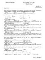 ĐỀ THI THỬ NĂM 2009