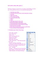 BẢNG BIỂU (Office 2003) (phần 1) pptx