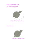 Tạo móc đeo hình cỏ bốn lá ( phần 2 ) pot