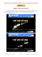 Tạo hiệu ứng sao băng part1 docx