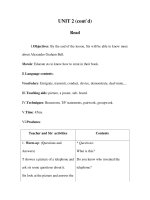 UNIT 2 (cont’d) Read pps