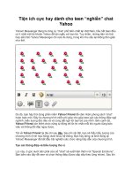 Tiện ích cực hay dành cho teen nghiền chat Yahoo pps