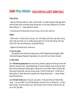 SẢN PHỤ KHOA - HỘI CHỨNG LOÉT SINH DỤC pps