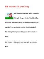 Đặt mục tiêu và tự thưởng pot