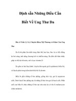 Định sẵn Những Điều Cần Biết Về Ung Thư Da pdf
