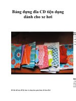 Bảng đựng đĩa CD tiện dụng dành cho xe hơi pptx