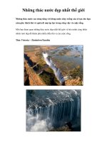 Những thác nước đẹp nhất thế giới ppt