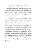 Công nghệ nuôi Hầu trên thế giới pot