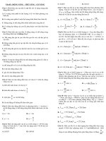 Bài tập chuyên đề năng lượng con lắc