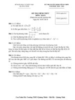 đề thi vào 10 Quảng Ninh 2010 có đáp án