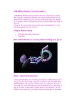 Thiết Kế Hiệu Ứng Gãy Vỡ cho Text (phần 1) ppsx