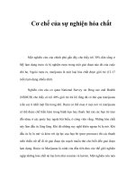 Cơ chế của sự nghiện hóa chất docx