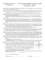 ĐỀ THI MÔN LÝ - KỲ THI ĐẠI HỌC KHỐI A NĂM 2003 doc